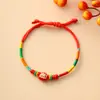2026 Novo Modelo Festival do Barco-Dragão Fio de Cinco Cores, Pulseira de Fio Artesanal para Crianças, Pulseira de Festival, Presente para o Festival do Barco-Dragão