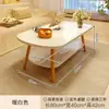 Mesa de centro pequeña para salas de estar pequeñas, uso doméstico, mesa de sofá simple, mesa de dormitorio simple, adecuada para apartamentos de alquiler, mesa pequeña, mesa auxiliar de lujo ligero