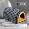 Cama para Gatos Completamente Extraíble y Lavable con Diseño de Cremallera, Hecha de Tela Oxford, Acolchado de Doble Cara, Cama para Perros Completamente Cerrada para Mascotas de Interior