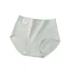 Ropa Interior de Algodón Puro para Mujer en Otoño, de Cintura Alta, Moldeadora de Vientre, No se Enrolla, Talla Grande, Seda de Morera, Antibacteriana, Cómodos y Suaves Calzones para Mujer