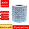 Fornecimento de 80g de papel de embrulho Dulai, papel de embrulho Dulai respirável à prova de umidade, material de embalagem dessecante, pontos imprimíveis