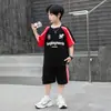 Conjunto de Verano para Niños 2026 Estilo Nuevo Casual Delgado de Manga Corta Conjunto de Dos Piezas para Niños Mayores, Ropa de Verano Elegante para Niños