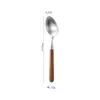 Mango de nogal Acero inoxidable 304 Cuchillo, Tenedor y Cuchara Vajilla Japonesa Cuchillo y Tenedor para Bistec Cuchara Redonda Lijada Cuchara y Tenedor de Hotel