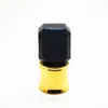 Tapa de perfume negra cabeza cuadrada plana cilíndrica tapa de botella de perfume universal diámetro interior 17.2 mm calibre universal 15 dientes
