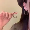 Pendientes Retro Marrones Maillard Populares para Mujer, Estilo Hong Kong, Lujo Accesible, Pendientes de Gama Alta, Pendientes del Mismo Estilo que las Celebridades de Internet