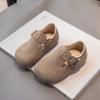 Zapatos Birkenth para Niñas Primavera y Otoño 2024 Nuevos Zapatos de Cuero Retro para Niños Zapatos Pequeños de Cuero Suave Antideslizantes Zapatos Lona