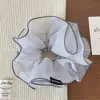Goma para el Cabello de Malla Estilo Coreano tipo Capullo de Flor Versátil y Elegante para Coletas, Peinados de Moño y Scrunchies para Mujeres