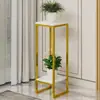 Suporte de flores sala de estar de chão pilar de ferro forjado rack de exibição de plantas 2026 novo rack de armazenamento multicamadas varanda simples