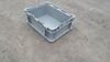 Caja logística de plástico, caja de rotación logística, caja logística de tamaño estándar europeo, caja de accesorios para automóvil, caja de piezas con tapa, caja de rotación
