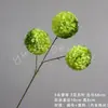 3 cabezas de flores artificiales de bola de nieve de la suerte, un ramo para arreglos florales de boda, decoraciones de hortensias y accesorios para crear exhibiciones escénicas
