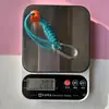 Hebilla para Mochila en Forma de D de Aleación de Zinc con Cordón de Paracord Trenzado Gancho de Hebilla de Resorte para Muñeca Multifuncional Llavero EDC Portátil Anti-Pérdida