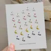 Accesorio para decoración de uñas de ala de mariposa con diamante de circón lateral, exquisito y tridimensional, decoración de ala de mariposa de un solo lado súper brillante