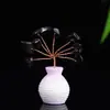 Árvore de Cristal Atacado Cristal Rosa Natural Citrino Cascalho Pequeno Vaso Árvore da Fortuna Decoração de Mesa para Casa Enfeites