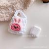 Juego de auriculares tejidos a mano Bolso de oso Juego de auriculares Bluetooth Juego de auriculares Apple Bolsa para auriculares Producto terminado tejido