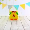 Ovos Decorativos de Páscoa DIY Pintinho Bolsa de Doces de Mão Bolsa de Tecido Não Tecido Presente para Crianças Decorações de Feriado