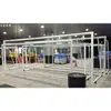 Portería de Fútbol con Ruedas de Aleación de Aluminio Portería de Fútbol de Tubo de Acero Portería de Fútbol de 5.7.11 Lados Marco de Portería de Tenis Red Fabricante Personalizado