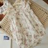 Colección 1 de Monos Triangulares de Manga Corta 100% Algodón Estilo Jinrui Ins Primavera/Verano Niña
