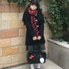Otoño 2024 Uniforme JK Estilo Universitario Abrigo Duffle Abrigo Mujer Estilo Japonés Original Engrosado Longitud Media Acolchado Lana