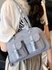 Bolso de Gran Capacidad para Desplazamiento para Mujer 2025 Verano Nueva Moda Bolso de Hombro Único Axilar Bolso Boston Portátil de Alto Valor