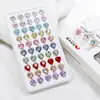 Dongzhou Crystal Love Manicure Diamante em forma de coração Fundo pontiagudo Diamante K9 de alta qualidade Vidro Diamante Manicure Joias Rede Explosões Vermelhas Atacado