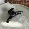 Un Nuevo Pinza para el Cabello de Acetato de Lan con un Toque de Alta Gama, Exquisita y Versátil Pinza de Pelo de Lunares, Accesorio para el Cabello para la Parte Posterior de la Cabeza, Pinza de Tiburón