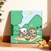 30*30 paisaje de campo pintura al óleo digital DIY pintado a mano escena callejera cafetería pintura decorativa acrílica en stock al por mayor
