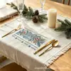 Modelos de pintura vazados para decoração de Natal europeia e americana, impressão, pulverização, gravação em relevo e moldes de estêncil para tapetes e travesseiros DIY infantis