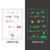 Nuevo en stock Más Vendido Luminoso Navidad Tatuaje Pegatina Fiesta Navideña Vidrio de Ventana Regalo de Navidad Decoración Pegatina