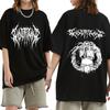 Camiseta Estampada Transfronteiriça Ghostemane Hip-hop Street Trend Manga Curta