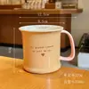 Taza de Cerámica con Tema de Viaje Taza de Agua Creativa Combinación de Colores Dopamina Tazas de Pareja Recuerdo de Aniversario