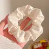 Scrunchie de verão estilo coreano com estampa de animal fofa para meninas, acessório de cabelo elástico simples franzido para rabos de cavalo