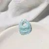 Tela Coreana de Dibujos Animados con Relieve Ultrasónico Bufanda Delantal Pequeño Fresco Accesorios Decorativos para Muñecas Pasador Hecho a Mano DIY