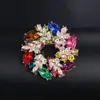 Broche de Acrílico da Moda para Mulheres, Alfinete Eletrodepositado em Liga, Broche Acessório de Roupa