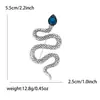 Moda Retrô Tendência Liga de Zinco Broche de Cobra Personalidade Criativa Versátil Joia Perna para Terno Casaco Masculino e Feminino