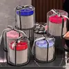 [En Stock] Nuevo Producto Cubo de Abrazo con Lazo Mediano Caja de Regalo con Flores Preservadas