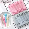 Forma de bolo macia de pata de gato, forma de cubo de gelo para suplemento alimentar de bebê, forma de bolo cozido no vapor para bebê de grau alimentício, ferramenta de silicone para assar