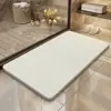 Nueva Alfombrilla de Suelo de Barro Diatomeas Dura de Secado Rápido para Baño, Alfombrilla Antideslizante Absorbente de Agua para Inodoro del Hogar, Alfombrilla de Baño a Prueba de Humedad