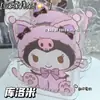 Gatinho Fofo de Desenho Animado Sanrio Caneta Conner Caixa de Armazenamento Multifuncional Transparente de Acrílico Papelaria para Estudante Enfeites de Mesa