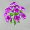 Rosas Artificiales Enviadas de Fábrica, 12 Cabezas de Rosas Pequeñas para Arreglos Florales, Decoración de Bodas, Flores Falsas al Por Mayor, Flores Artificiales
