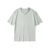 Suministro transfronterizo 180g refrescante cuello en V manga corta hombre transpirable secado rápido verano nuevo talla grande camiseta de media manga