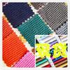 Tejido de punto gofrado de poliéster cepillado en stock gofrado imitación algodón cerda de gofre 1mm1mm tejido de punto de cuadros pequeños