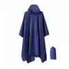 Impermeable Poncho Multifuncional Tres en Uno para Actividades al Aire Libre, Senderismo y Acampada, Impermeable Portátil de PU de una Pieza