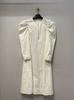 Vestido de Outono Antecipado de Alta Qualidade Estilo Japonês Moda Literária Francesa Vestido de Blogueira Aparência Emagrecedora Saia Longa