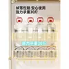 Estante de pared color crema, instalación sin taladro, perfecto para dormitorios, cesta colgante de mesita de noche, estante de almacenamiento de aperitivos de pared