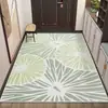 Alfombra de Entrada Transfronteriza Estilo Moderno Sencillo Felpudo Doméstico Resistente a la Suciedad Antideslizante Absorbente de Agua Vestíbulo Alfombra de Piso de Terciopelo de Cristal Dropshipping