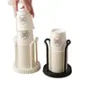 Portavasos Desechable de Lujo Ligero, Bandeja de Vasos de Papel para Dispensador de Agua, Estante de Almacenamiento para Tienda de Té de Leche y Café, Dispensador de Vasos para Cocina