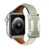 Fivela Magnética Duplo C de Couro com Pulseira para Apple Watch Pulseira para Apple Watch
