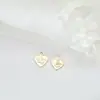 Colgante de Moneda Estilo Retro Ins Chapado en Oro de 14K Colgante de Cabeza de Reina Accesorios para Pulsera Collar Joyería DIY