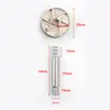 Conector tres en uno engrosado de alta resistencia tornillos de fijación para montaje de muebles de armario de ropero accesorios de tuerca excéntrica