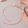 Pulsera de cadena de hueso de serpiente de oro blanco bañada en plata s925 semiacabada que se puede usar con cuentas, cuerda hecha a mano, accesorios de plata, material DIY